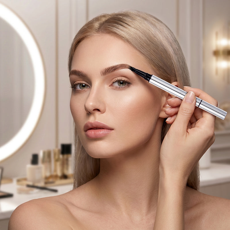 ⏰50% OFF⏰ Dual-Ended Waterproof Brow Pencil – Microblading Effect, Smudge-Proof, Beginner-Friendly, Natural Hair-Like Finish! 🖊️✨
