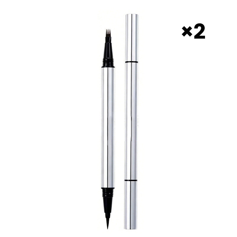 ⏰50% OFF⏰ Dual-Ended Waterproof Brow Pencil – Microblading Effect, Smudge-Proof, Beginner-Friendly, Natural Hair-Like Finish! 🖊️✨